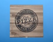 PIZZA BOX RUSTIC