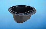PP ROUND CONTAINER 500 ML D145 BLACK