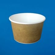 PAPER SOUP BOWL  BROWN 14 OZ