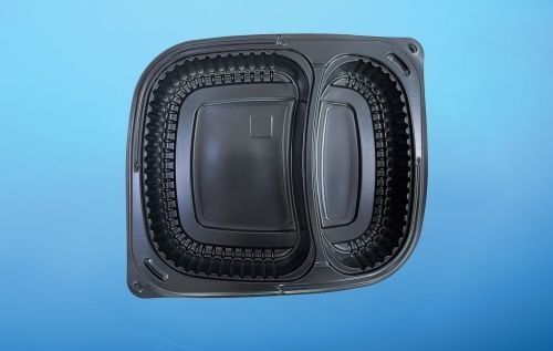 RECNTAGULAR PP CONTAINRER  BLACK