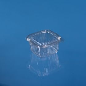 PET HINGED LID CONTAINER 375 ML