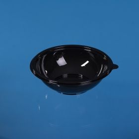PET PREMIUM ROUND SALAD CONTAINER ( РВ 1000 ML ) BLACK